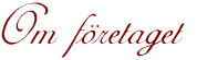 Om företaget
